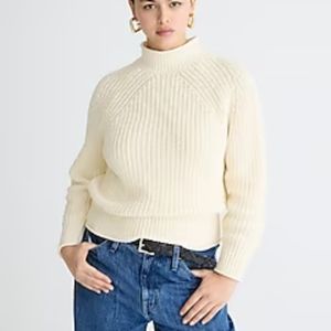 J.CREW Relaxed Rollneck Sweater Linen Small NWT